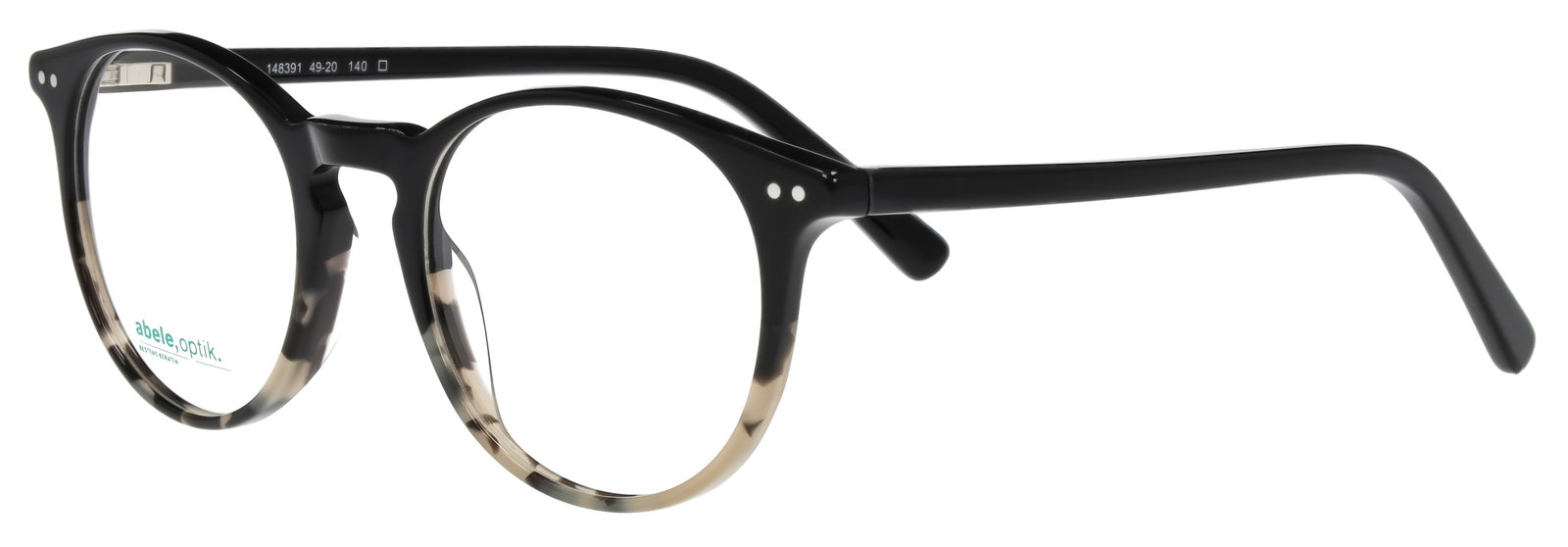 abele optik Brille für Herren in schwarz und hellgrau 148391
